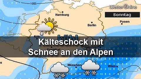 WetterOnline: Kälteschock in Sicht - an den Alpen sogar Schnee