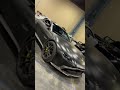 Satin Black Aston Martin Vantage wrapped in Forged Carbon ! South Florida Car and Truck Fest !