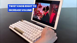 The AZIO IZO Mechanical keyboard | How to Control Volume with the Knob screenshot 3