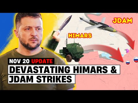 HIMARS & JDAMs - Ukraine's Big Guns Wreak Havoc in the Russian Rear!