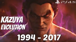 TEKKEN Series - Kazuya Mishima All Endings 1994 - 2017 [1080p 60fps] PS4 Pro