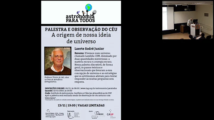 A origem de nossa ideia de universo -   Prof. Dr. ...