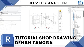 TUTORIAL MEMBUAT SHOP DRAWING DENAH &amp; DETAIL TANGGA | STUDI CASE RUMAH 2 LANTAI