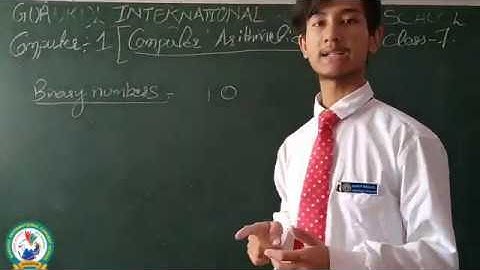 Class-7 || computer || Chapter-1 || Part-2 || Number system.
