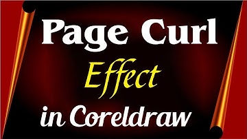 Page Curl Effect in CorelDraw || Create a Page Curl Effect in CorelDraw || Hindi Tutorial x21