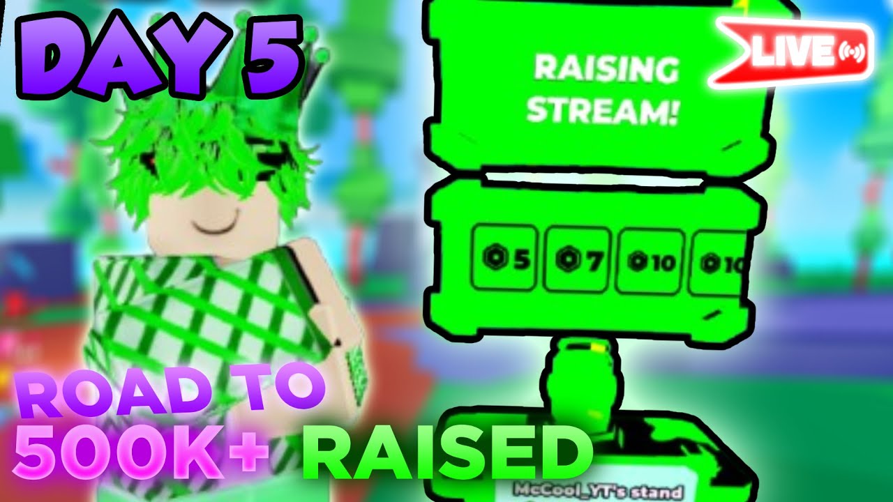 DAY 6 OF REACHING 500K ROBUX RAISED 💸 | ROBLOX CHILL STREAM 😎 | PLS ...