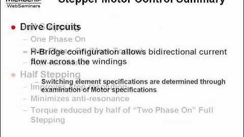 A Summary of Stepper Motor Control and Available Resources