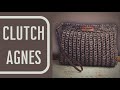 Clutch de crochê com dicas de forro