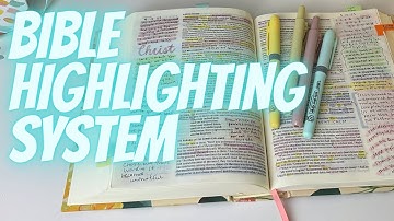 ✨New✨ Bible Color Coding & Note Taking📝 System🤩