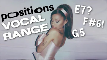 Ariana Grande - Positions (album) VOCAL RANGE C3-G5-A6(E7)