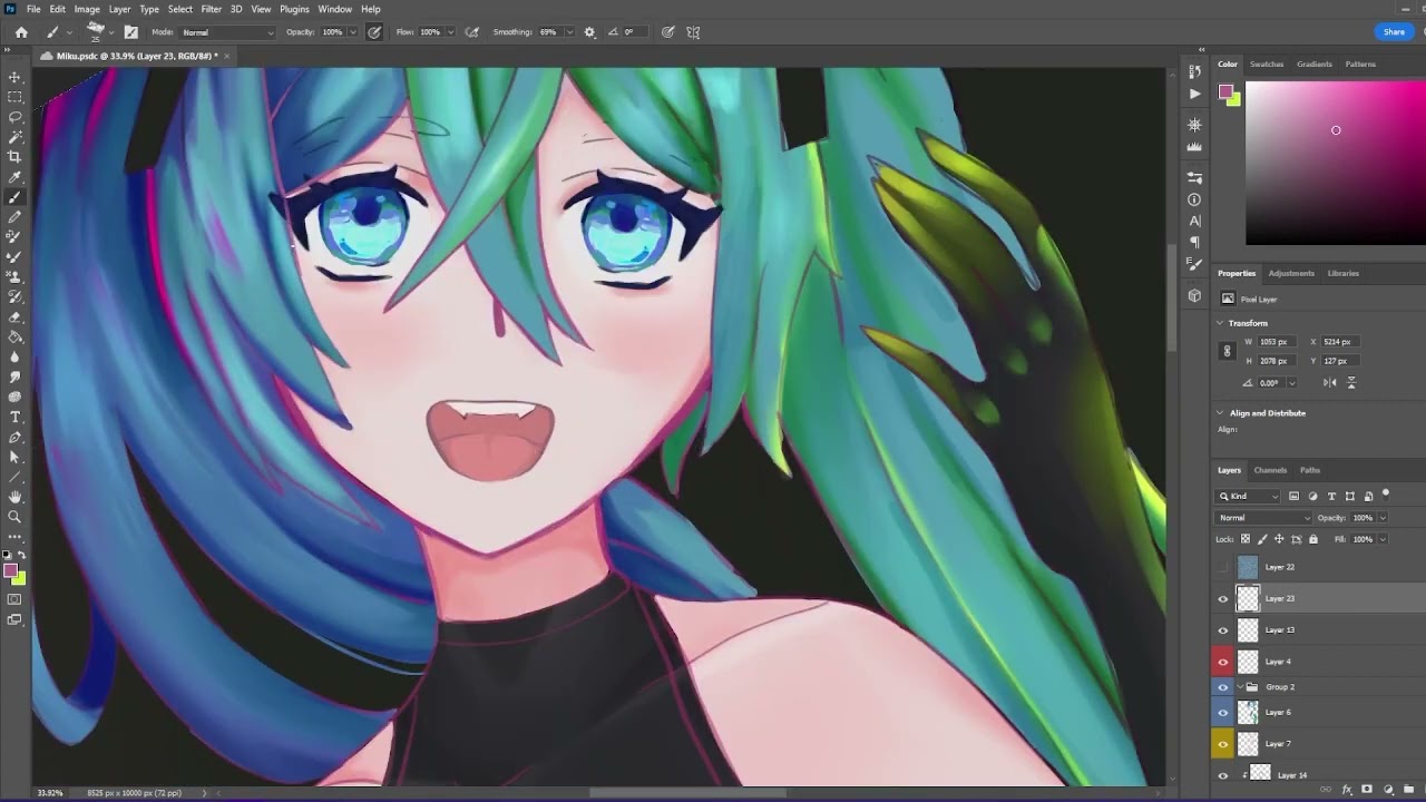 Hatsune Miku SpeedPaint