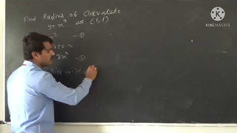 L36- Application of Derivative(Radius of Curvature) By Ekal A.N