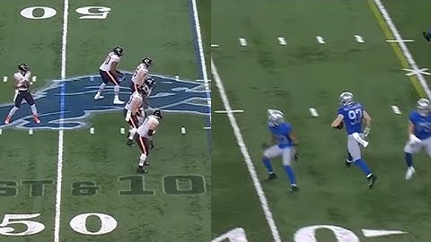 Lions Rush 0 Defenders & Justin Fields Still Throws An Interception | Bears Vs Lions Week 17