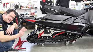Accelerated Technologies  Snowmobile suspension tuning, setting the rear sag by tape measure