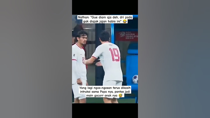 Sipaling nurut sama Papa nya 😀 || Nathan Tjoe A On || Thom Haye || Timnas Indonesia || Garuda Muda