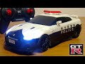ヤバス！ゲーセンのベルトコンベアゲームでゲット！日産 GT-R パトカー 栃木県警察仕様 ヘッドライトも光る☆細かいディテールも良い感じで再現！2000円ど取れました☆