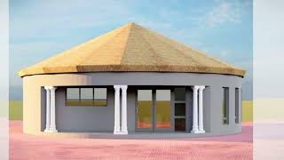 Modern latest grass thatched house design // African culture // modern cool houses