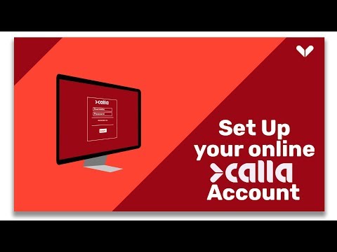 SetUp your Online Calla Account