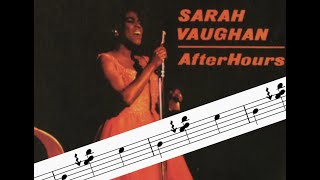 Sarah Vaughan  My Favourite Things mundell Lowe Guitar Transcription