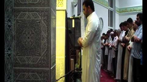 الشيخ عصام الرباعي مسجد المهاجرين بون تلاوة راءعة من سورة الإنسان المرسلات رمضان 1434