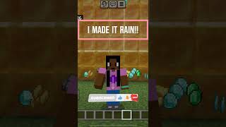 I Made It Rain Gems!! (Minecraft)