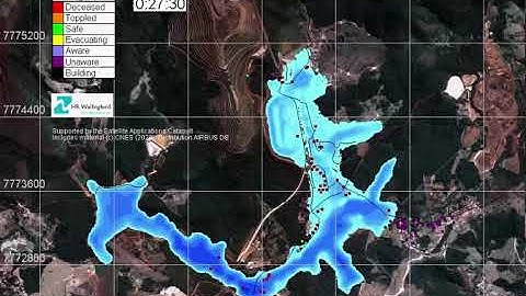 Modelling the Brumadinho tailings dam failure and the subsequent loss of life