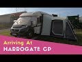 Arriving At Harrogate Caravan Park | Setting Up The Movelite T2 Driveaway Awning