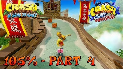 Crash Bandicoot 3 - N. Sane Trilogy - 105% Walkthrough, Part 4: Orient Express (Gem)
