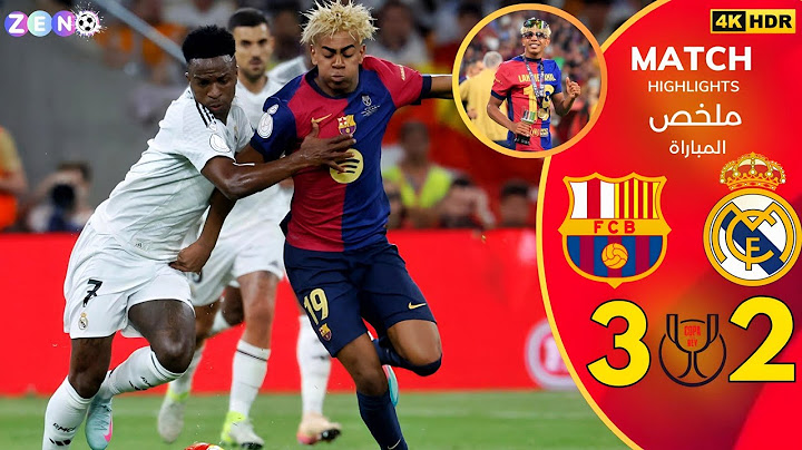 ملخص مباراة برشلونة و ريال مدريد 3-2 | نهائي كأس ملك إسبانيا | مباراة مجنونة