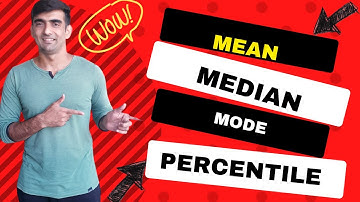 5.1 Mean | Median | Mode | Percentile Explained With Examples