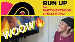 Major Lazer - Run Up (Ft. PARTYNEXTDOOR \& Nicki Minaj) (Official Music Video) -REACTION-