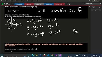 5.5.p Finding solutions in an interval for eq with sine or cosine and angle multiplied by a constant