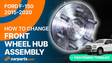 How to replace the Front Wheel Hub 2015 - 2020 Ford F-150 🚗
