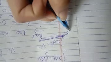 Application of indefinite integration.