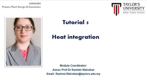 Tutorial 5 Heat Integration