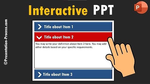 Interactive PowerPoint Morph Animation [Accordion]