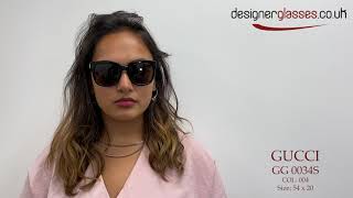 Gucci GG0034S Sunglasses | Designer