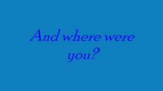 Video thumbnail of "Angie Hart - Blue with lyrics"