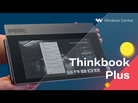 Lenovo ThinkBook Plus: A screen on a screen