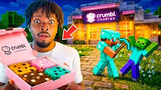 Trying The New Crumbl Cookies Minecraft Collab!