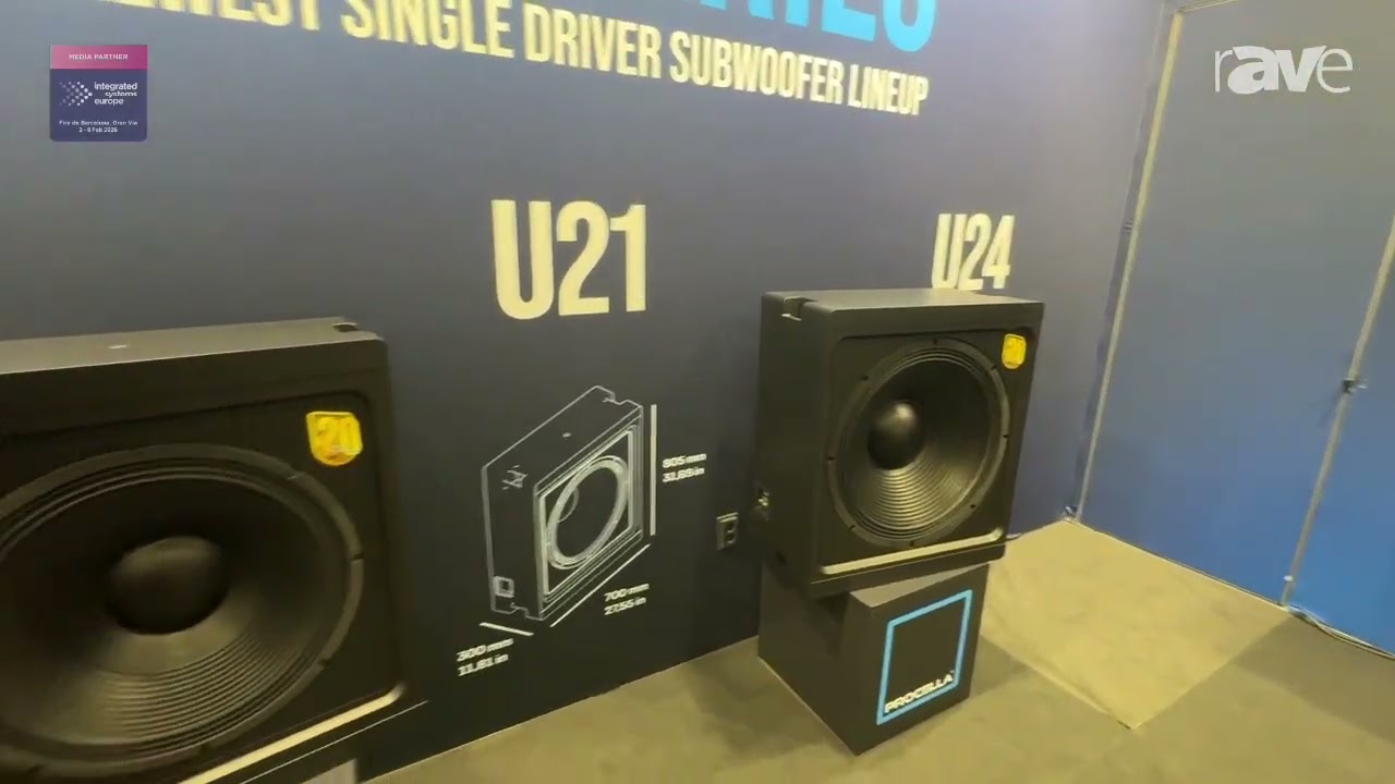 ISE 2026: Procella Audio Shows Off UNO Series Single Subwoofers