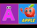 Alphabet For kids | A For Apple B For Ball @tunntunntv