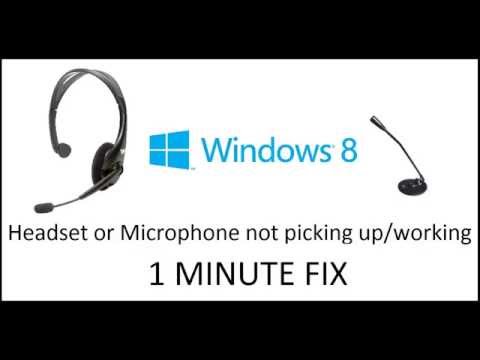 microphone not picking up or working (windows 8) FIX hqdefault
