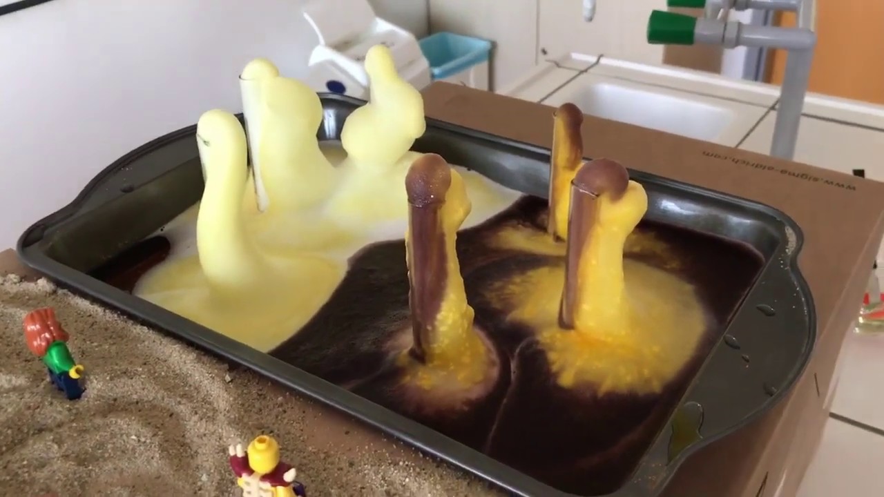 Kemijski poskus: "Gejzirji"