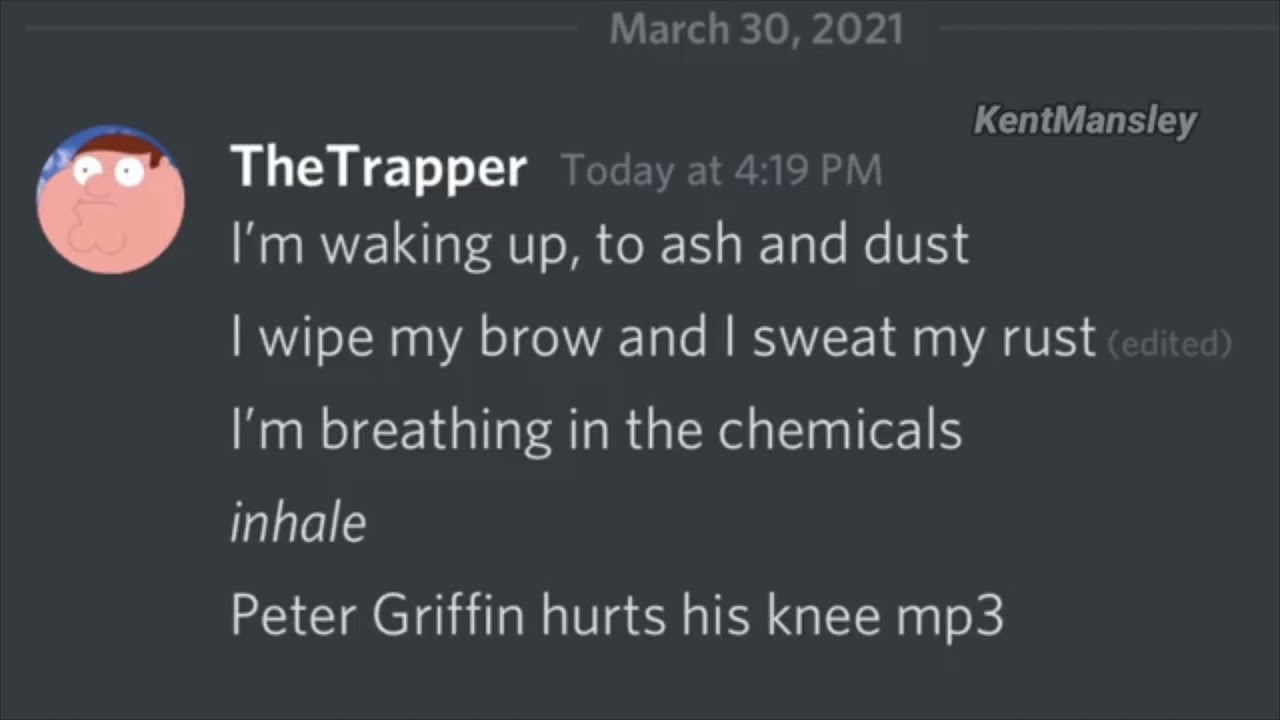 I Wipe My Brow And Sweat Rust I'm waking up, to ash and dust I wipe my brow and I sweat my rust I'm