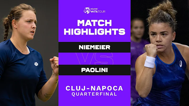 Jule Niemeier vs. Jasmine Paolini | 2022 Cluj-Napo...