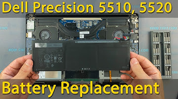 Dell Precision 5510, 5520 Battery Replacement | Fix Fast Battery Drain