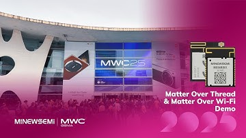 MinewSemi nRF54L15 and nRF54H20 Series Bluetooth LE Modules showcased at MWC 2025