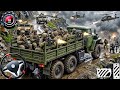 Offroad Army Truck Driving Simulator 2036 - Military Cargo Truck Game - Andriod Gameplay