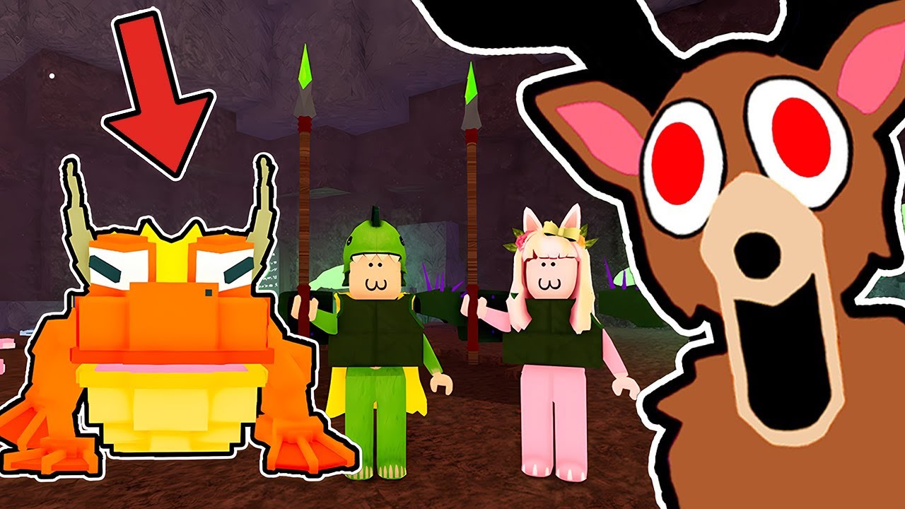 99일 생존에 나타난 독개구리 왕ㅋㅋㅋ 99나이트 인더 포레스트!! [로블록스] 도리수니